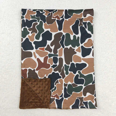 Duck Camo Minky Blanket