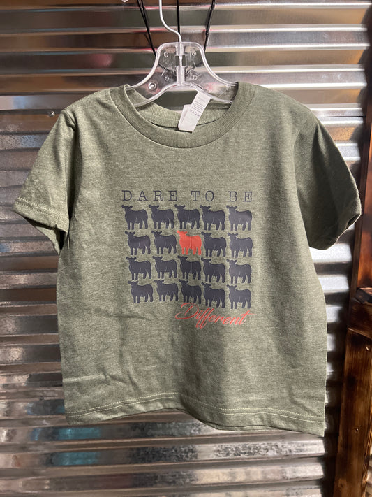 Dare to be Different Green Tshirt