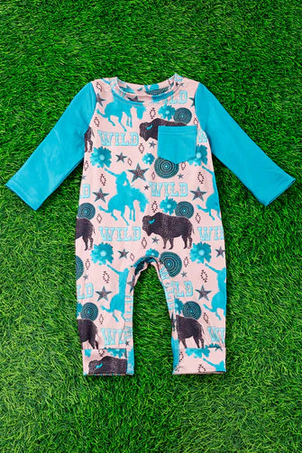 Wild Bison Romper