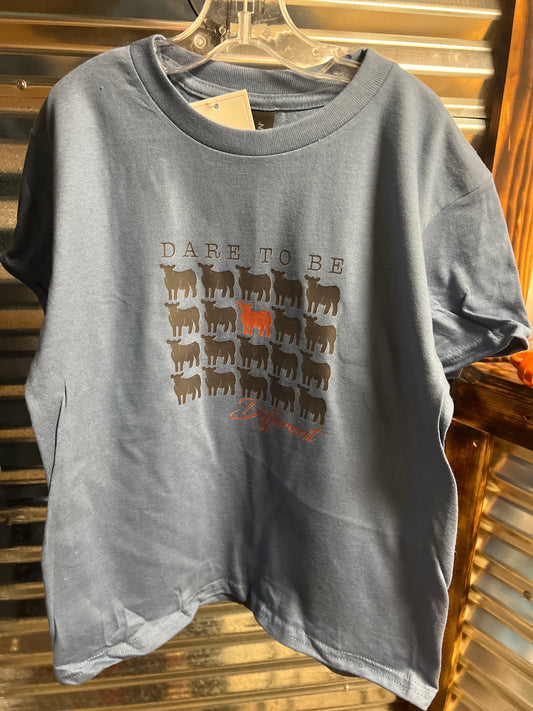 Dare to Be Different Blue Tshirt