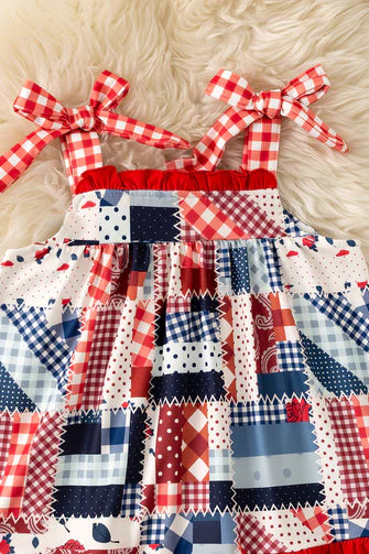 Patriotic Patch Short Set