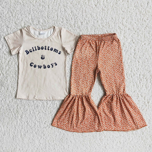 Bell Bottoms and Cowboy- Bell Bottom Set