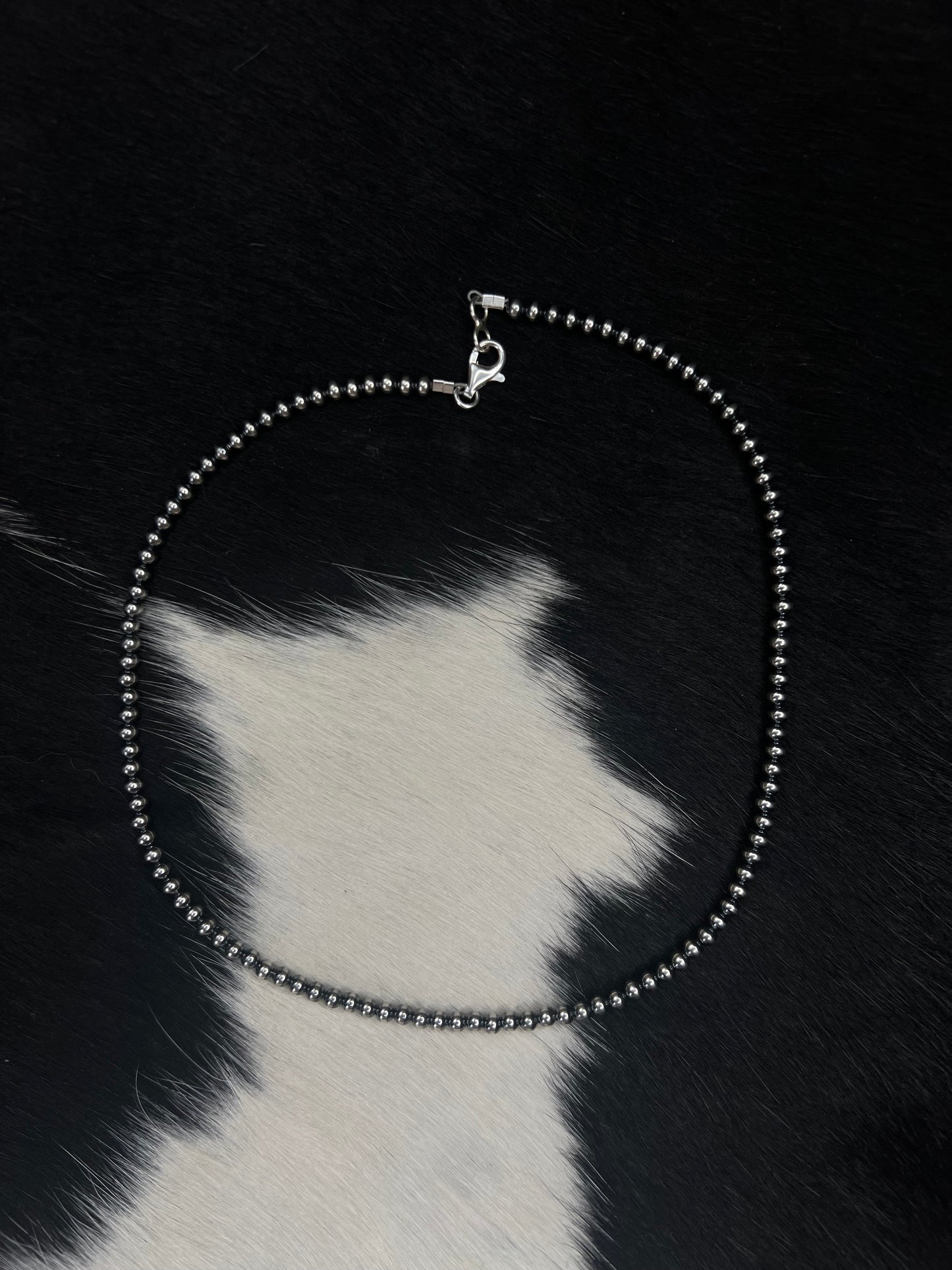 4mm Sterling Silver Pearls- 18”