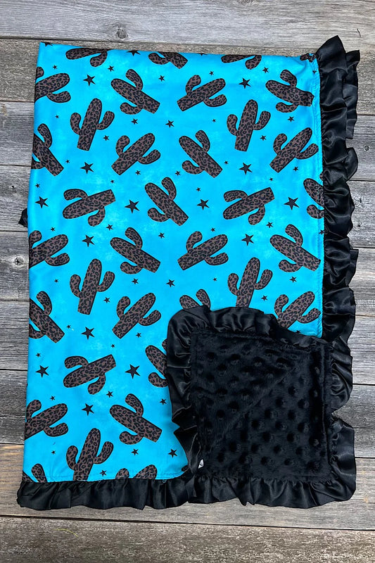 Leopard Cactus Baby Blanket